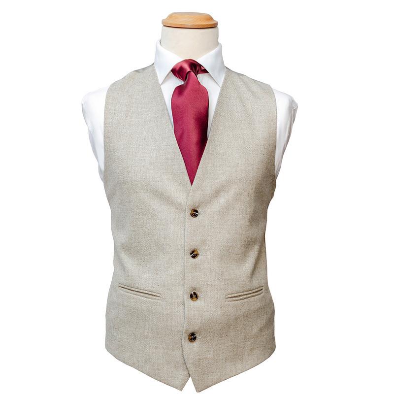 Merino Beige Waistcoat